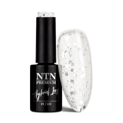 Gellack NTN Premium Miss Universe för naglar 36 silver glitter 5g