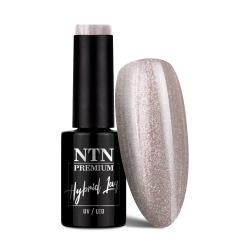 Gellack NTN Premium Passion for Love för naglar 199 champagne glitter 5g