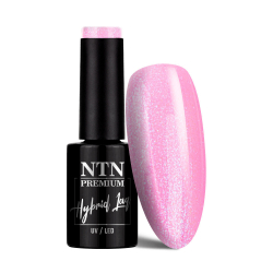 Gellack NTN Premium Viral Colors för naglar 289 rosa glitter 5g