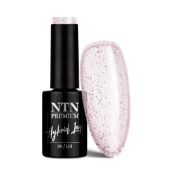 Gellack NTN Premium Impression för naglar 259 rosa glitter 5g