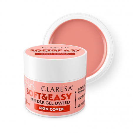 HEMA-fri UV builder gel Claresa Soft&Easy Skin Cover för naglar 12g