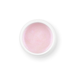 HEMA-fri UV builder glittergel Claresa Soft&Easy Glimmer Pink för naglar 12g