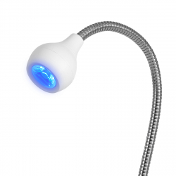 LED / UV flash cure-lampa Glow Snake för naglar 3W vit