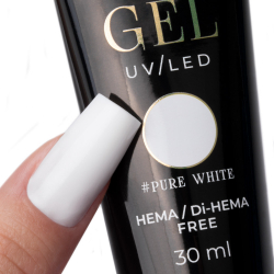 Polygel Molly Nails vit Pure White HEMA FREE 30g